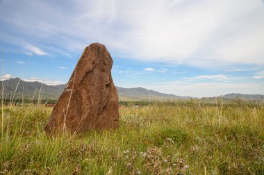 Bronz Çağı 'nın tepeleri Hakasya' da bozkırda
