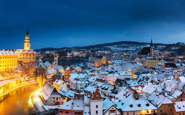 Cesky Krumlov, kış