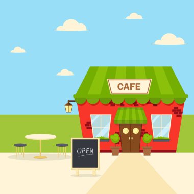 Kafe kapatma illüstrasyonundan sonra açılıyor