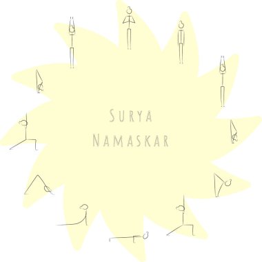 Sabah Karmaşık Surya namaskar dizisi