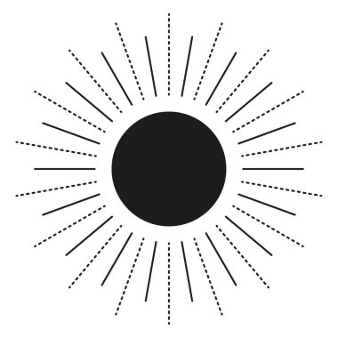 Mistik element astroloji ay aşaması dövmesi