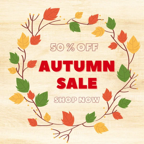 special offer autumn sale poster