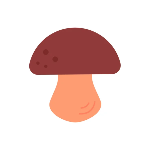 Cep Mushroom Autumn Decor Element — Vector de stock