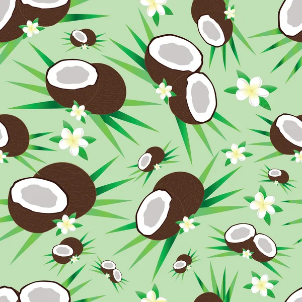 Pattern texture with coconut Royalty Free Stock Illustrations