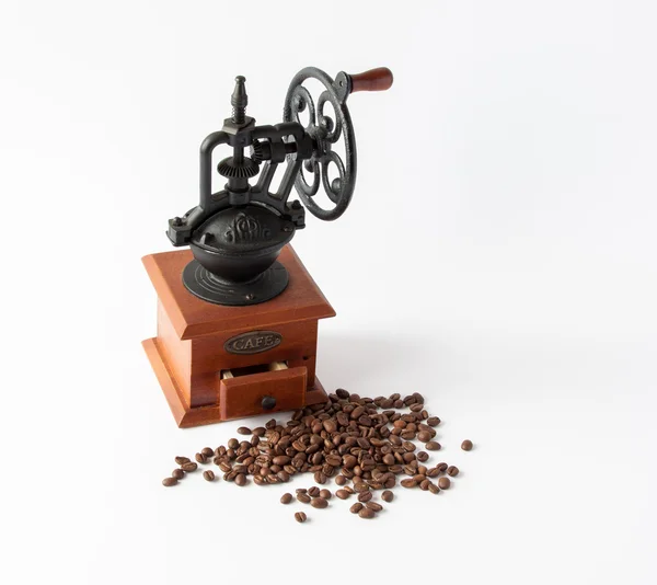 Винтажная кофейная мельница — стоковое фото