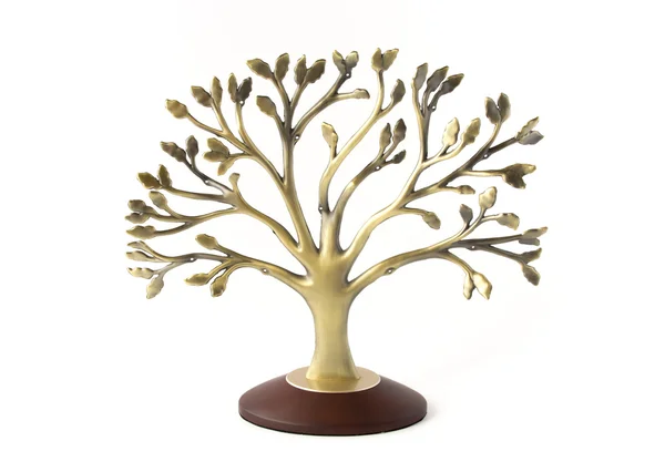 Decorative bronze tree — Stock Photo, Image