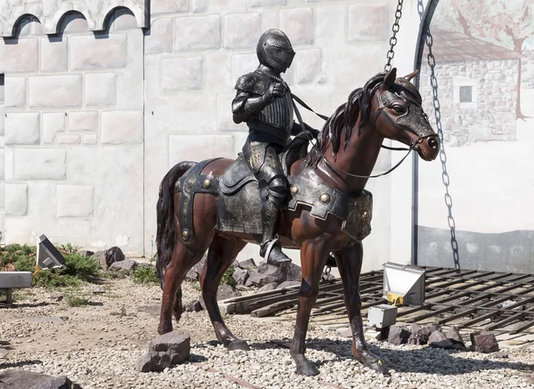 A knight on a horse — Stock Photo, Image