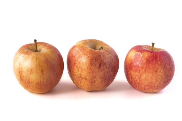 Three apples isolated on white — Stock Photo, Image