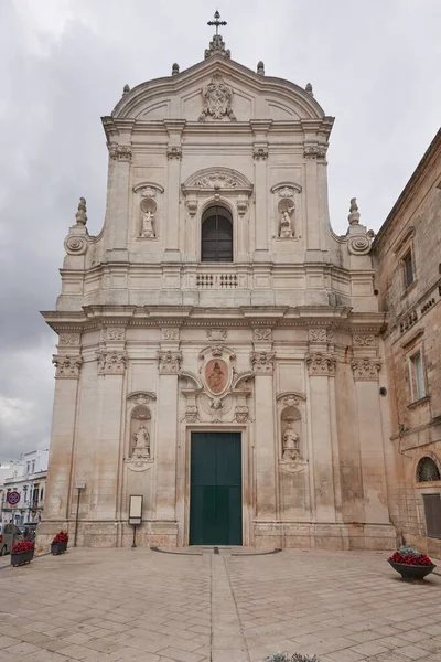 Eglise Carmel Chiesa Madonna Del Carmine Martina Franca Pouilles Pouilles — Photo