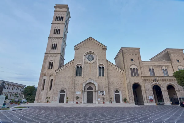 大聖堂ディサン ジュゼッペ 聖ヨセフ大聖堂はビスケッリ プーリアイタリアで青の時間の間に撮影 — ストック写真