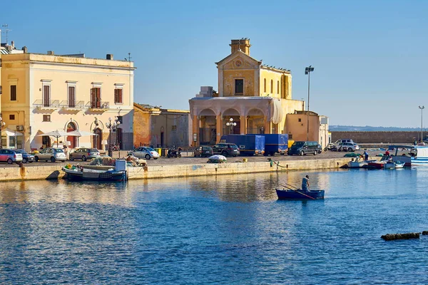 Madonna Del Canneto Heiligdom Oude Stad Van Gallipoli Apulië Italië — Stockfoto