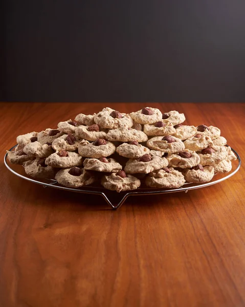 Montón Galletas Una Cocina Moderna Que Solo Enfría Fuera Ove — Foto de Stock