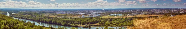 Panoramic Aerial View Toulouse Clear Sunny Summer Day — Stock Photo, Image