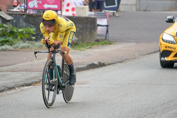 Saint Germain Bourgogne Franche Comte Frankrijk September 2020 Primoz Roglic — Stockfoto