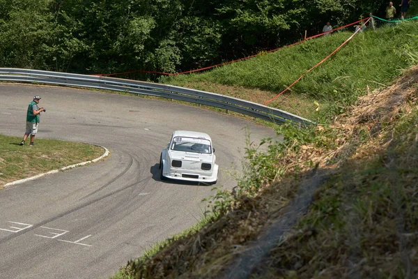 Vuillafans Echevannes Bourgogne Franche Comte Francie Červen 2019 White Simca — Stock fotografie