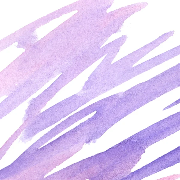 Akvarel modrá růžová Lila fialová skvrna textura pozadí — Stock fotografie