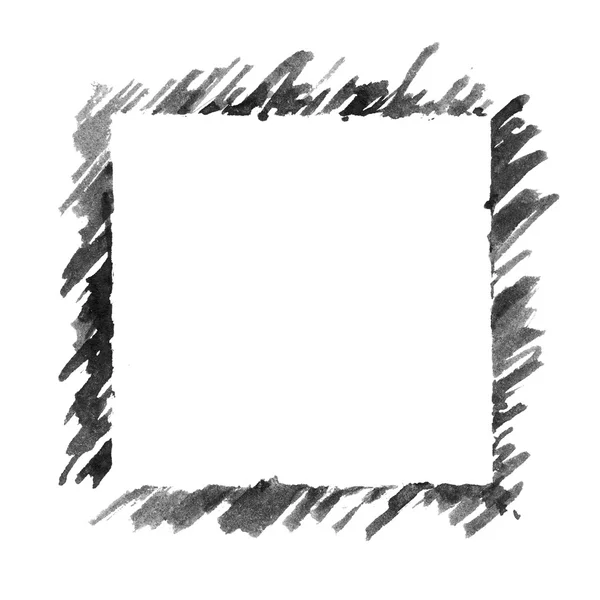 黒と白のモノクロ抽象フレーム分離 — ストック写真