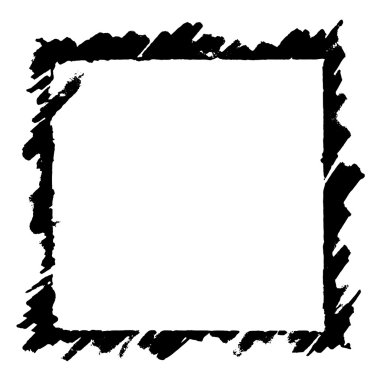 Siyah ve beyaz izole vektör tek renkli tasarlamak çerçeve