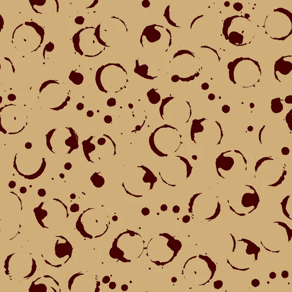 Resumen marrón y beige círculo de tinta monocromática patrón sin costura —  Fotos de Stock