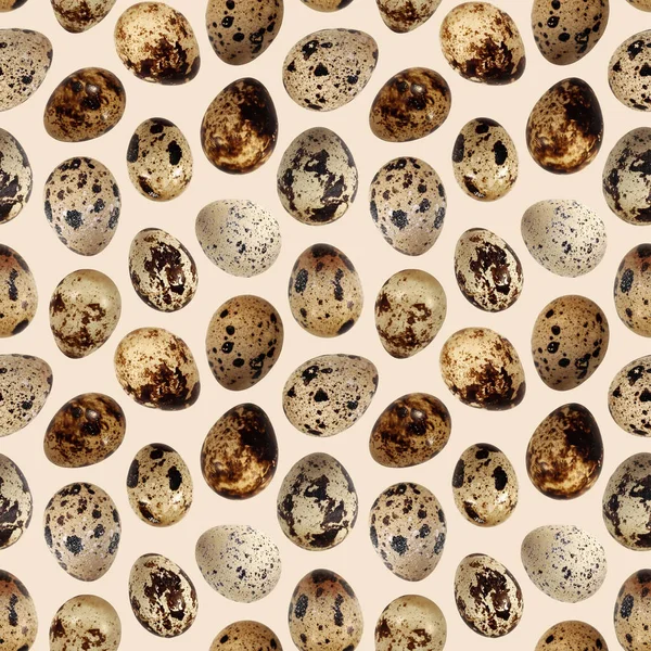 Перепелиные Яйца Птицы Диеты Пищи Кухни Фото Бесшовный Рисунок Текстуры — стоковое фото