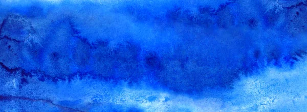Acuarela Azul Blot Mancha Abstracta Textura Fondo Telón Fondo — Foto de Stock