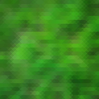 Yeşil çim askeri üçgen poligon vektör arka plan