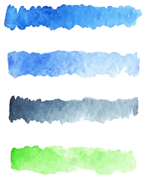 Aquarelle fond de palette colorée — Image vectorielle