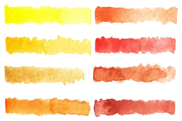 Aquarell bunte Palette Hintergrund — Stockvektor