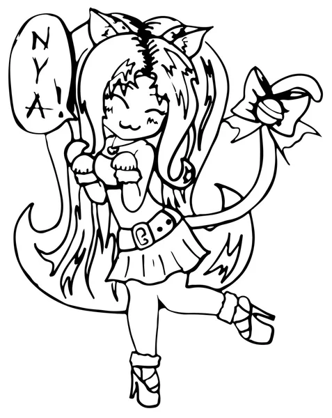 Anime femenino manga kawaii dibujo linda chica manga chibi ilustración  de moda png  PNGWing