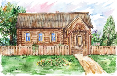 Suluboya kulübe ev ve Bahçe Köyü