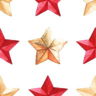 Yıldız madalya askeri vektör Dikişsiz desen doku arka plan