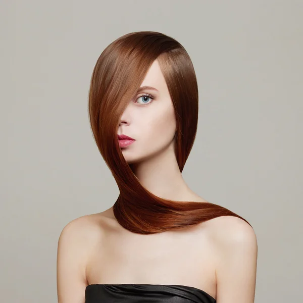 Haj. Szépség nő — Stock Fotó