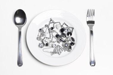 soyut takı menü natürmort