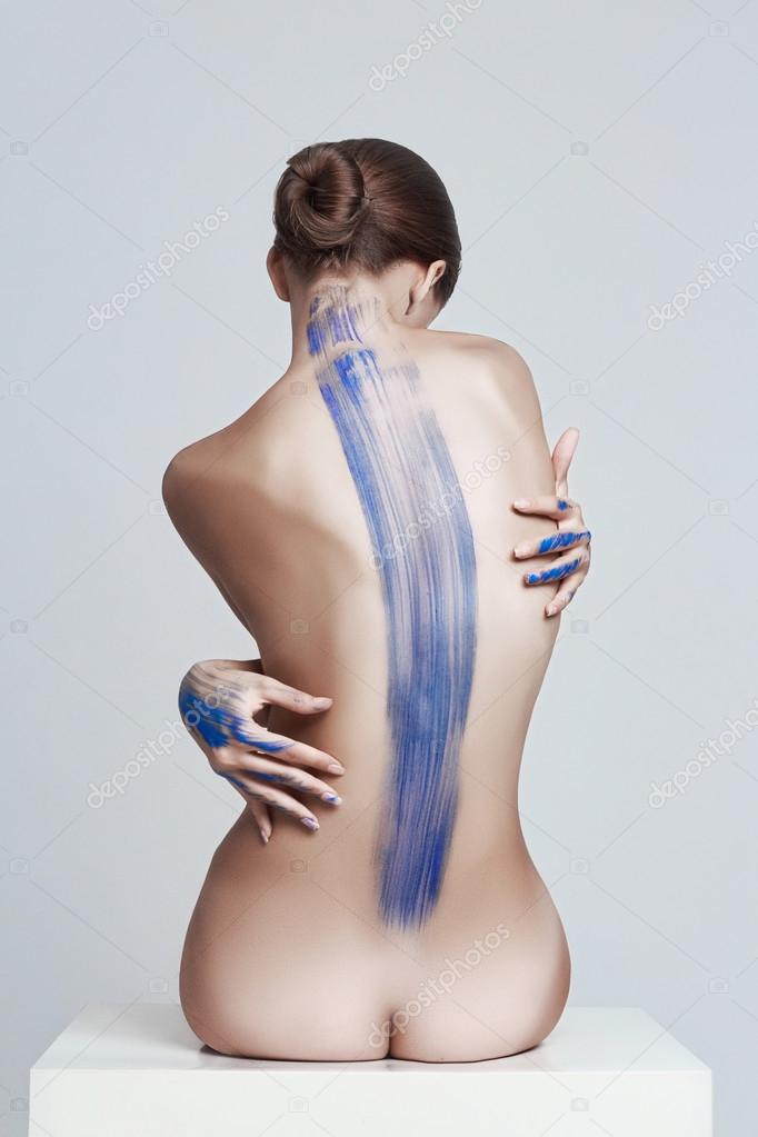 Nude Girl Body Paint