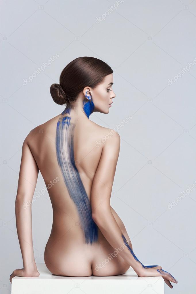 Nude Girl Body Paint