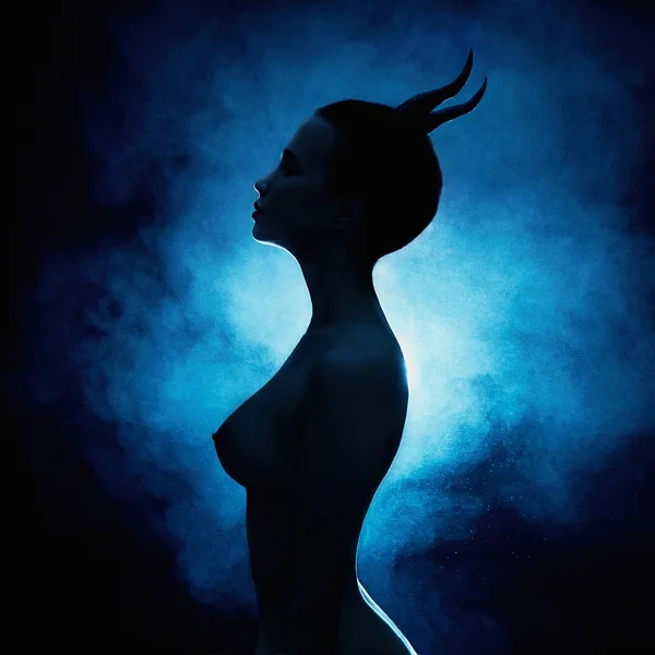 Cadılar Bayramı seksi kız şeytan