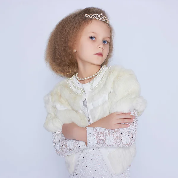 Krásná princeznička girl.little — Stock fotografie