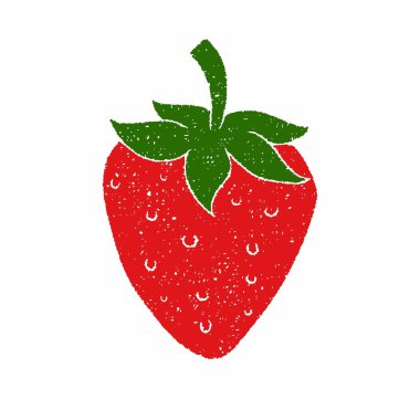 Çilek beyaz arka plan üzerinde. Yalıtılmış nesne üzerinde beyaz bir bac