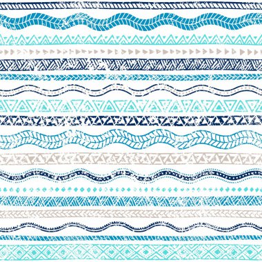 Yaz Dikişsiz dalgalı desen. Etnik ve kabile motifler. Çizgili 