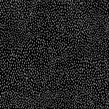 Sevimli siyah-beyaz desen. Siyah bir backgrou üzerinde beyaz noktalar