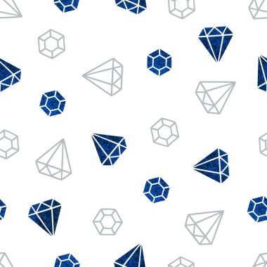 Beyaz zemin üzerinde mavi kristalleri.