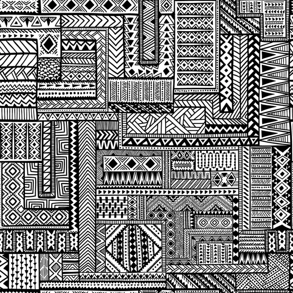 Etnik sorunsuz süsleme. Zentangle deseni.