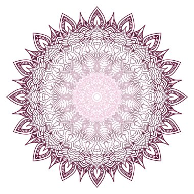 Mandala. El ile çizim.