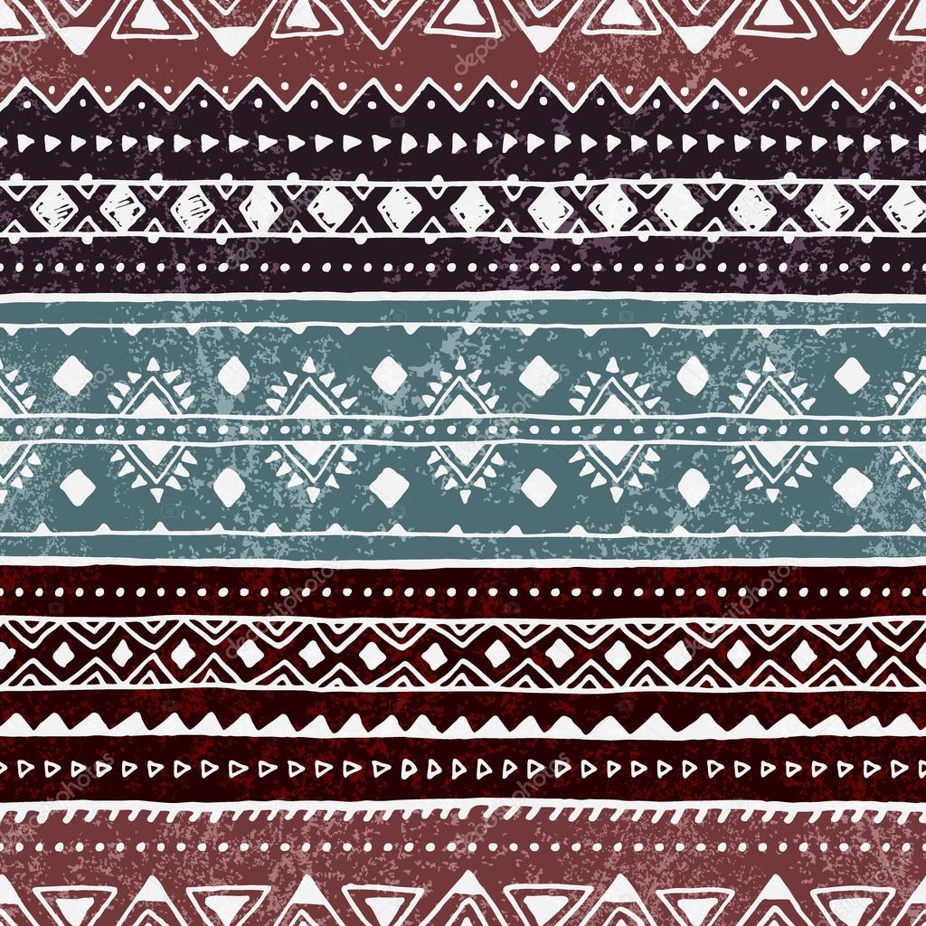 Seamless ethnic pattern. Colorful geometric vector ornament. 