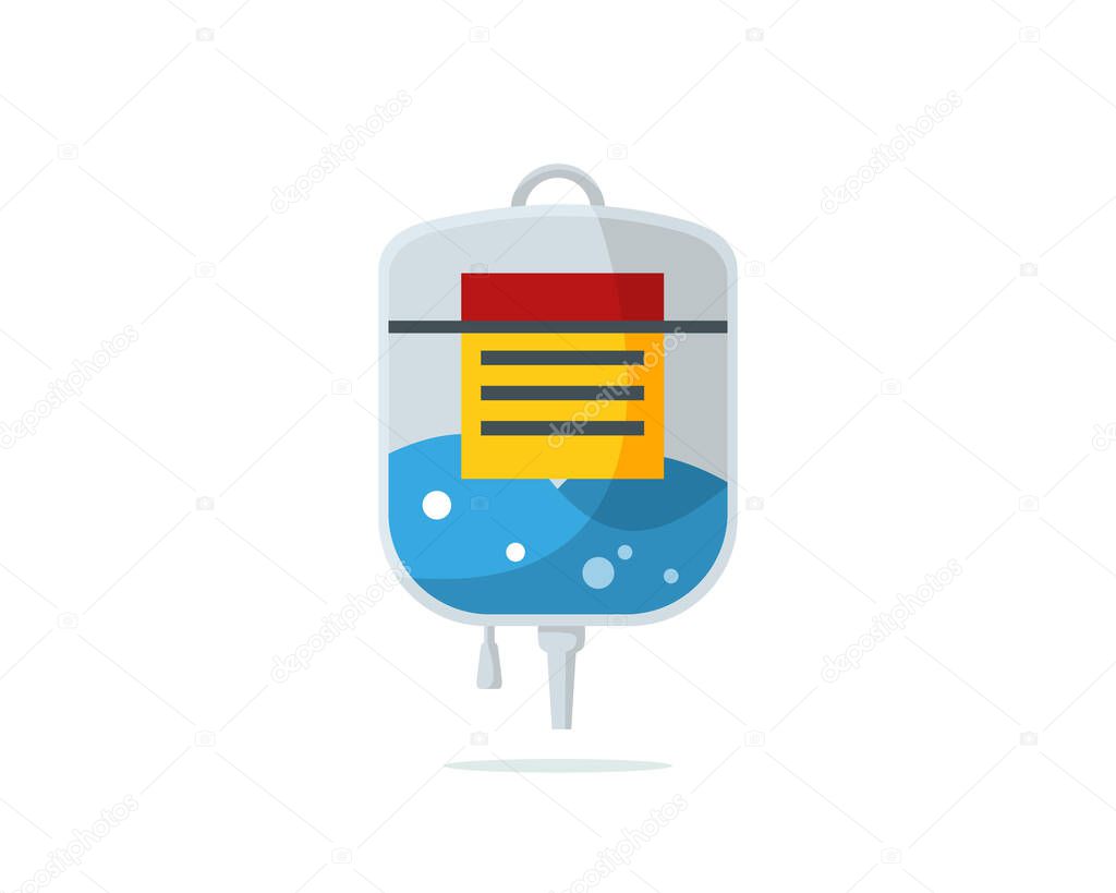 Infusion drip vector design. Medical Infusion vector icon