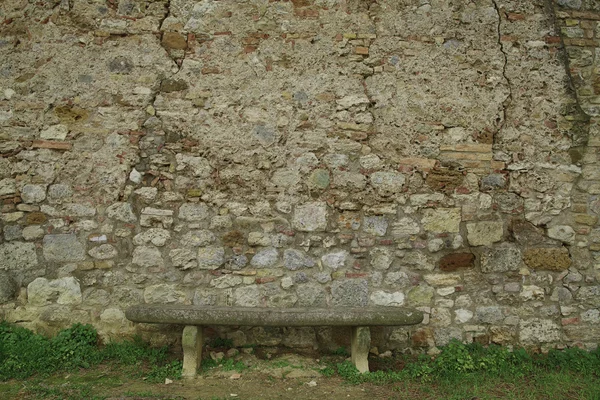 The old stone bench