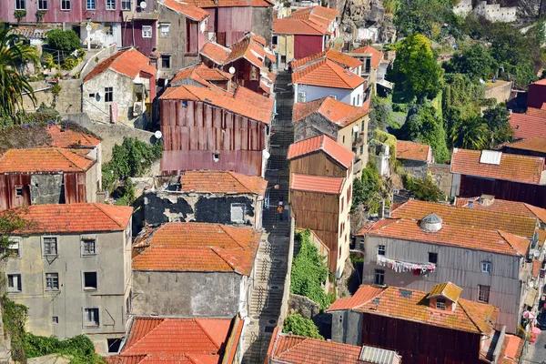 Porto Portugal 2017 Aerial View Neighborhood Porto Picture You Can — Foto de Stock