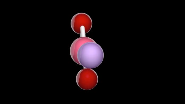 Lithium Oxid Kobaltnatý Licoo2 Nebo Colio2 Chemická Sloučenina Běžně Používaná — Stock video