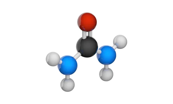 Urea Известный Карбамид Является Органическим Соединением Химической Формулой Ch4N2O Модель — стоковое фото