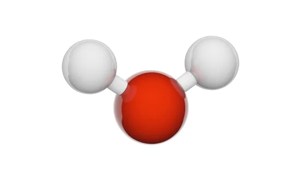 Wasser Molekulare Formel H2O Ist Eine Klare Geruchlose Geschmacksneutrale Flüssigkeit — Stockfoto